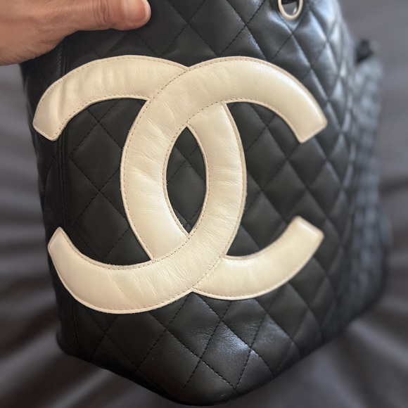 CHANEL Calfskin Quilted Large Cambon Tote - Picture 6 of 12